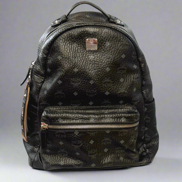 MCM black logo backpack - Picture 1 of 3